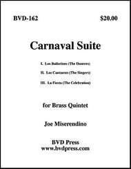 CARNAVAL SUITE BRASS QUINTET P.O.D. cover